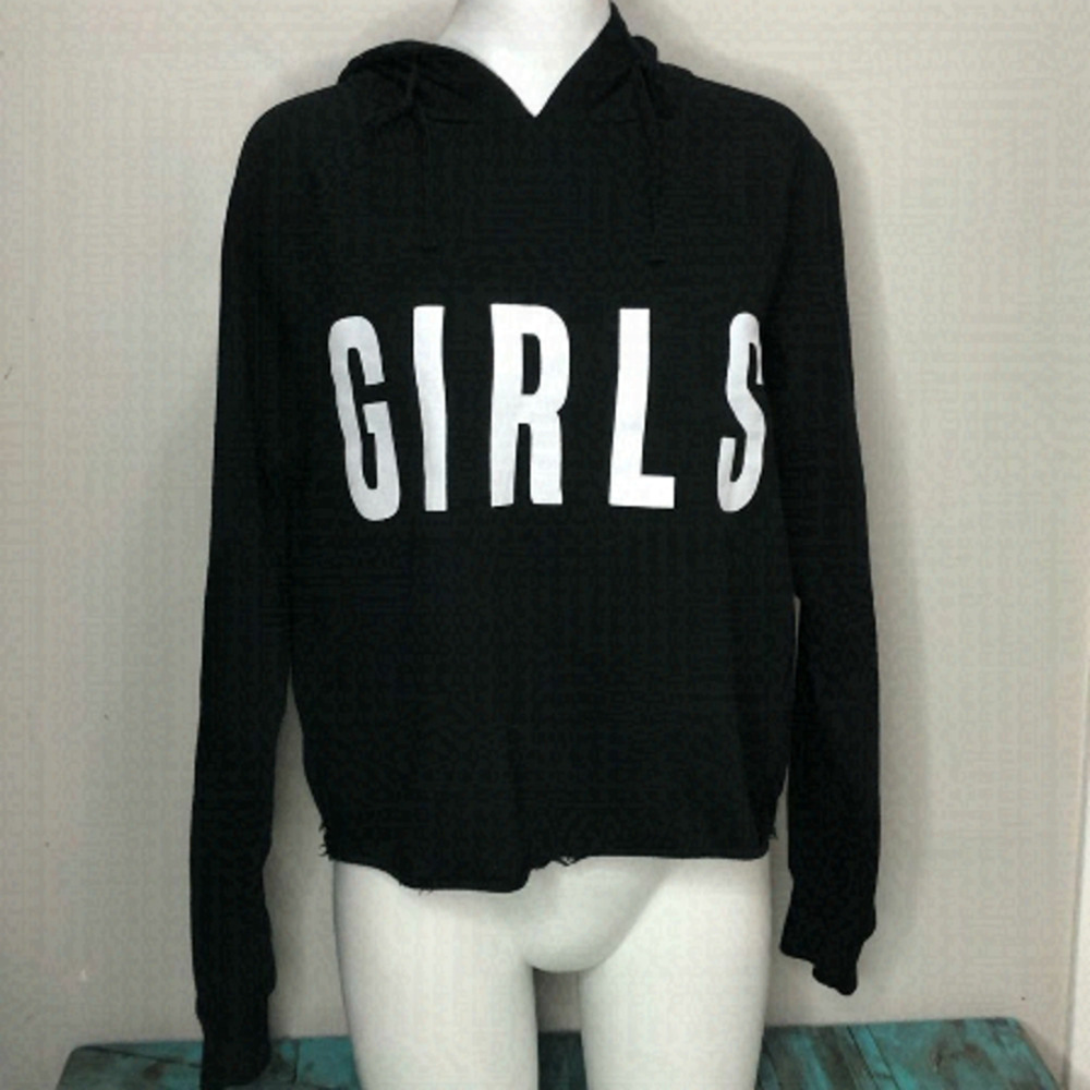 Brunette The Label Girls Hooded Sweater Medium Large
